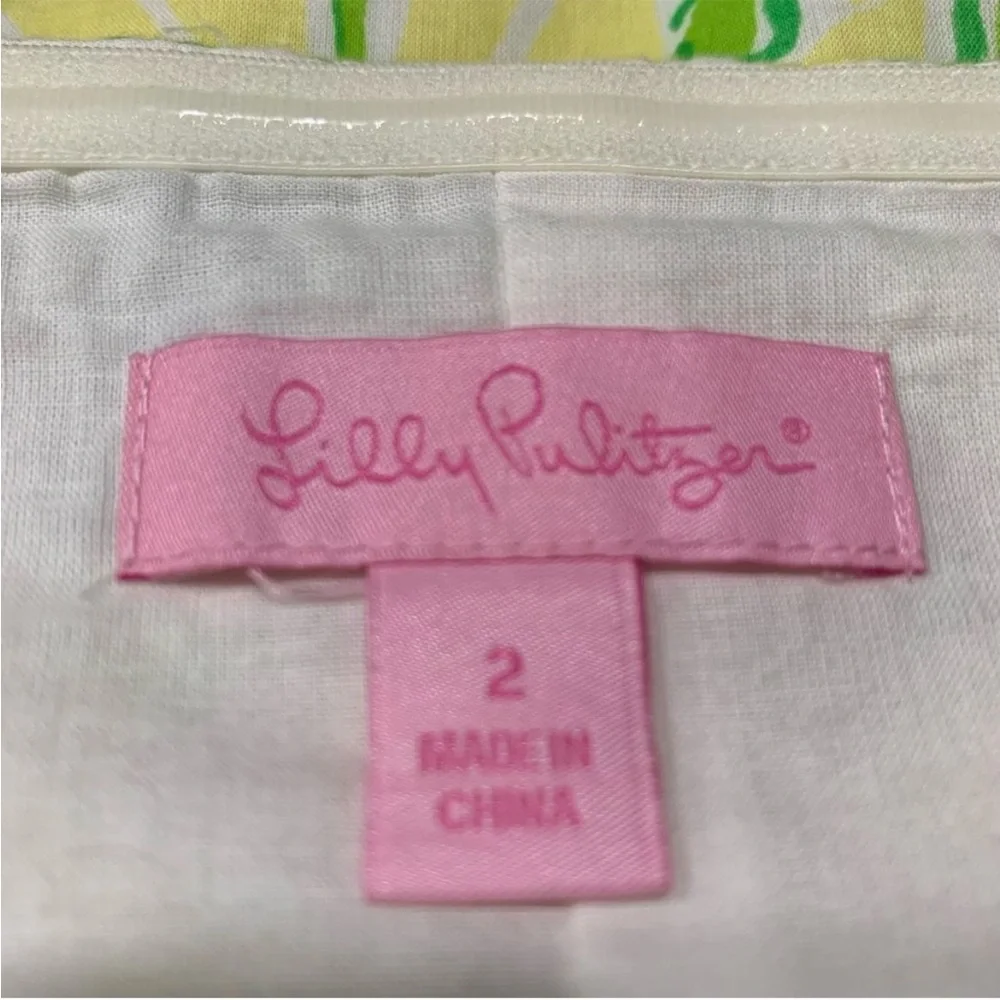 Lilly Pulitzer Dress 2 Summer Yellow - Picture 9 of 11
